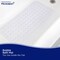 Kenney Mfg Microban Protected Bubble Bath Mat, 26.75in L x 14.5in W, Frosted MB61187H - alternate 6